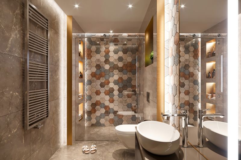 Elegant Bathroom Tile Work
